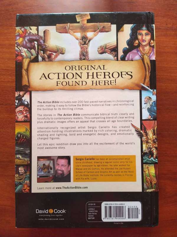 Tha Action Bible by David Cook