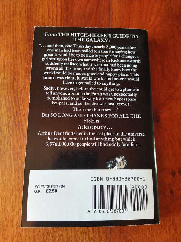 So long, and thanks for all the fish by Douglas Adams