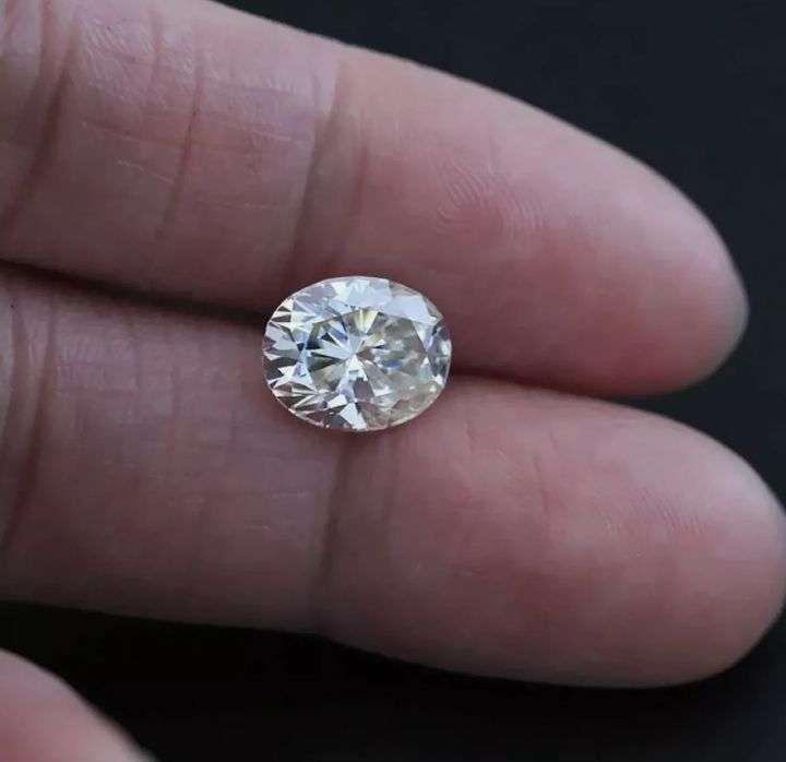 1ct D White Colour Forever Classic Loose Moissanite Oval Cut Gem Stone