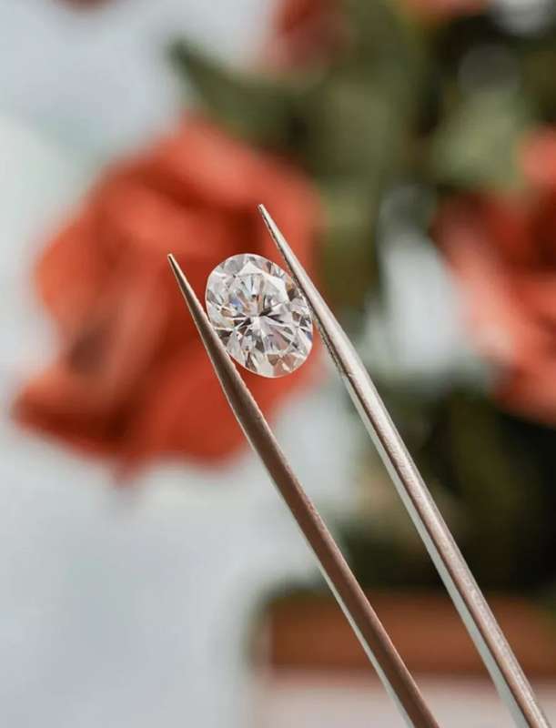 1ct D White Colour Forever Classic Loose Moissanite Oval Cut Gem Stone