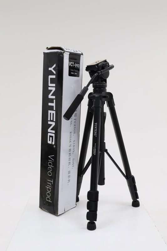 YUNTENG VCT-999RM Professional Aluminum Alloy Video Tripod