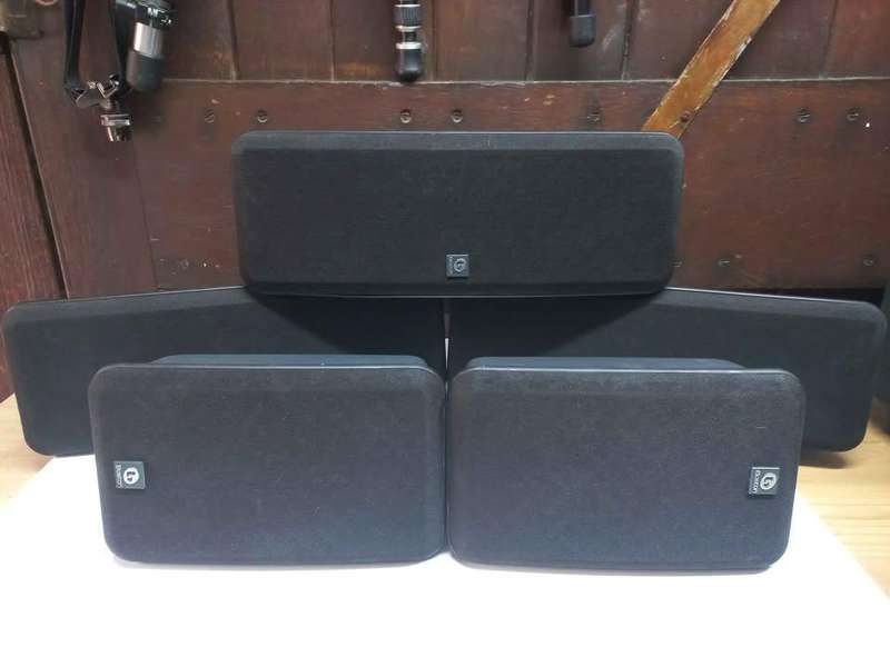 Boston Acoustics MCS130 Home Theater Speakers with Boston PV700 Subwoofer