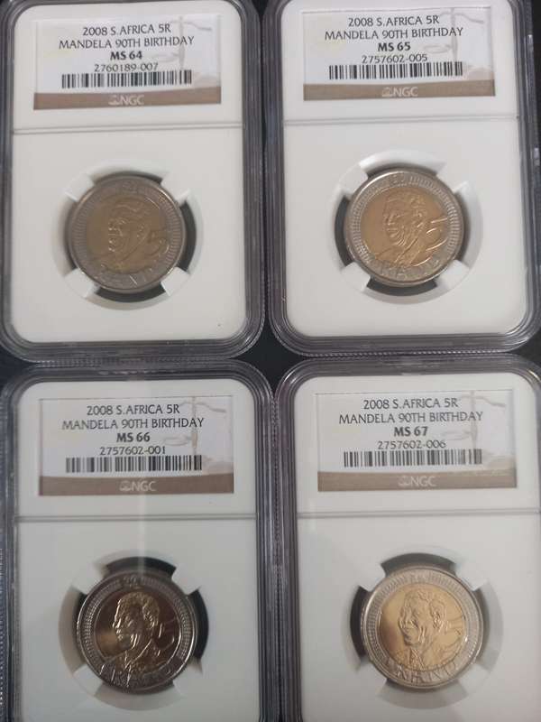 2008 Mandela MS64 - MS67
