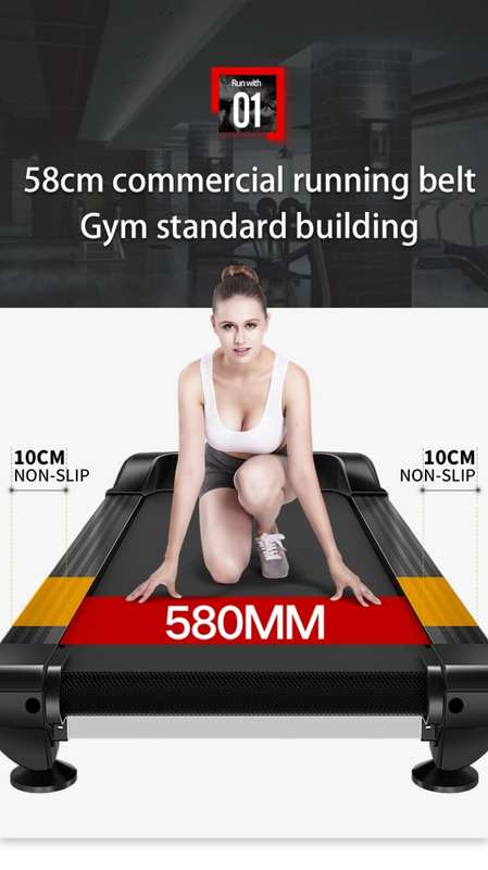 JDI Fitness M8 7HP AC full commercial grade treadmill with Bluetooth for Kinomap/Zwift