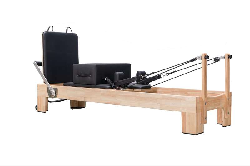JDI Fitness 2025 Reformer Pilates Machine Solid Oak for Commercial or Home Use