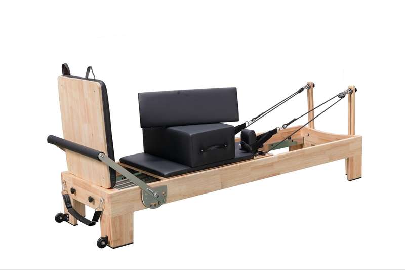 JDI Fitness 2025 Reformer Pilates Machine Solid Oak for Commercial or Home Use