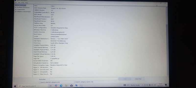 HP Laptop 15-da0xxx