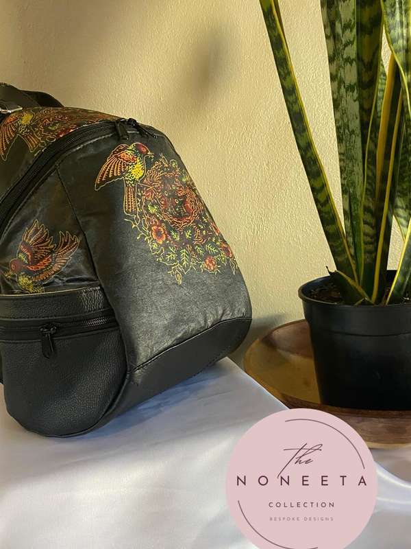 Ankara African print backpack