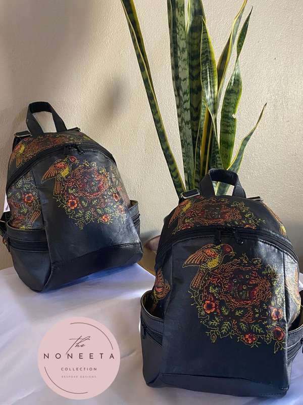 Ankara African print backpack