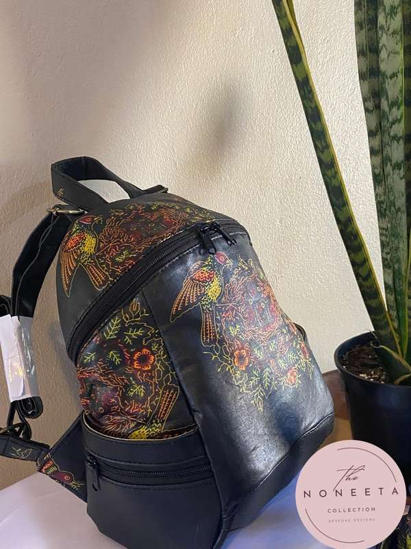 Ankara African print backpack