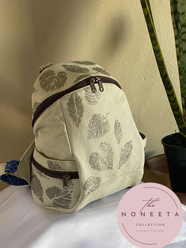 Genuine leather backpack