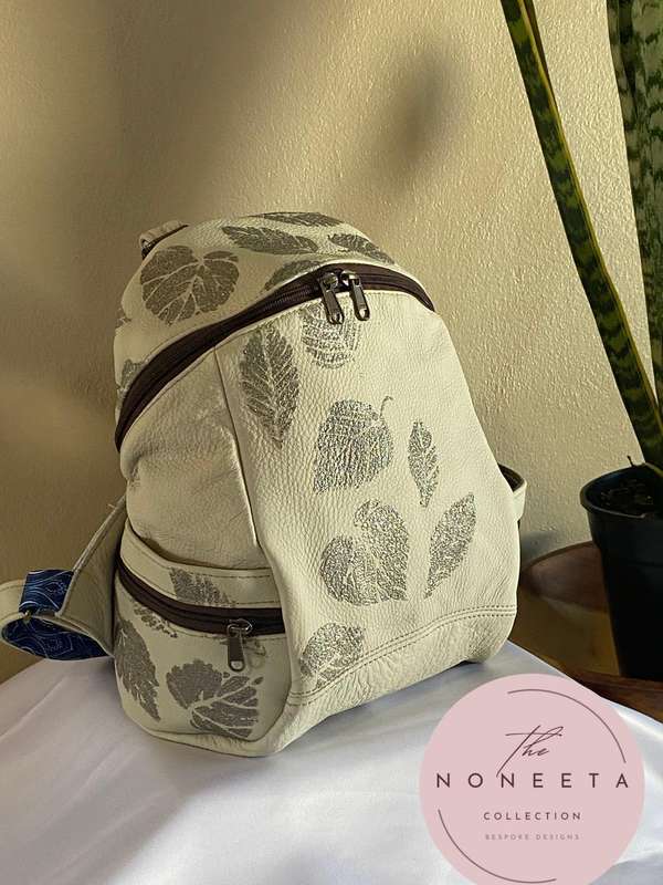 Genuine leather backpack