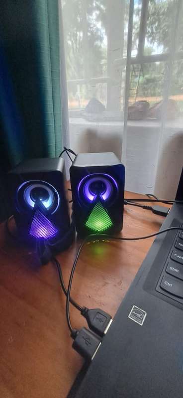 Speakers with LED Lights