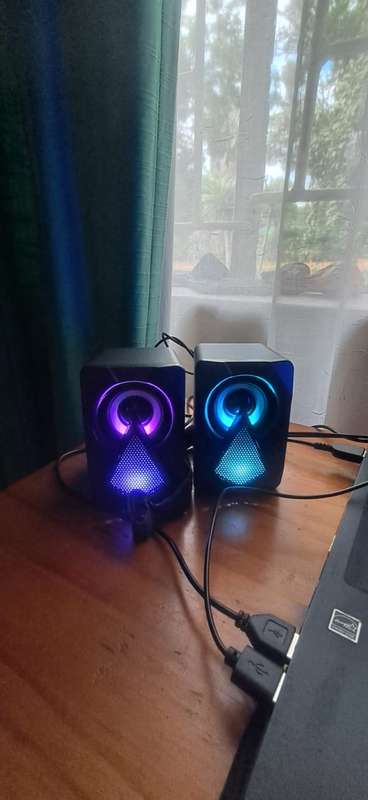 Speakers with LED Lights
