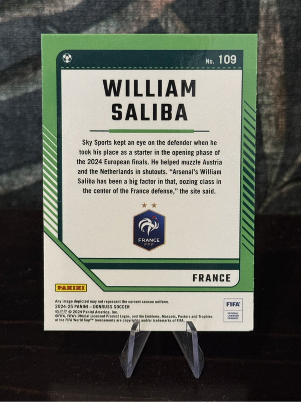 2024-25 Panini Donruss - William Saliba Optic - France