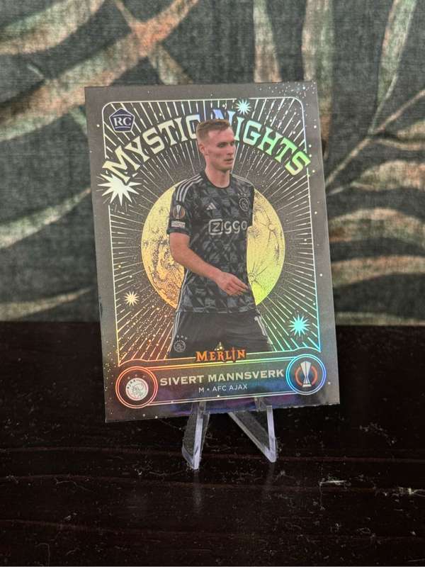 2024 Topps Merlin - Sivert Mannsverk Mystic Nights RC - Ajax
