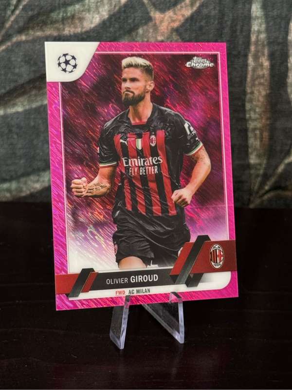 2023 Topps Chrome - Olivier Giroud Pink Shimmer 93/250 - AC Milan