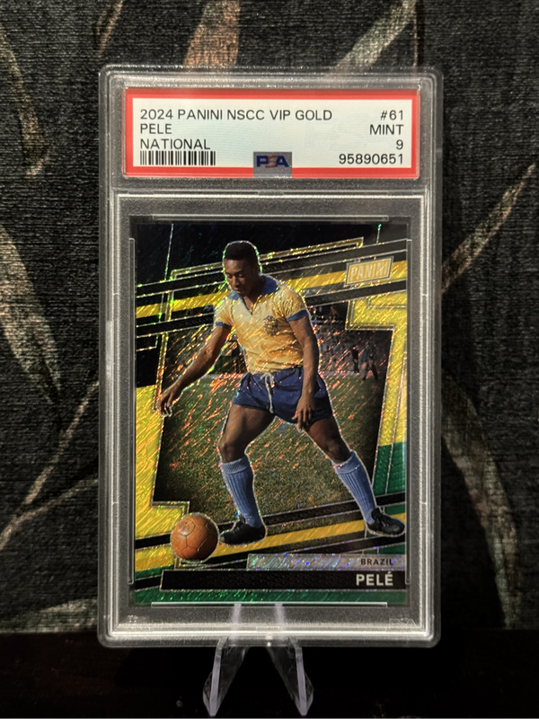 2024 Panini NSCC VIP Gold - Pele National 30/44 - PSA 9 Mint - Brazil