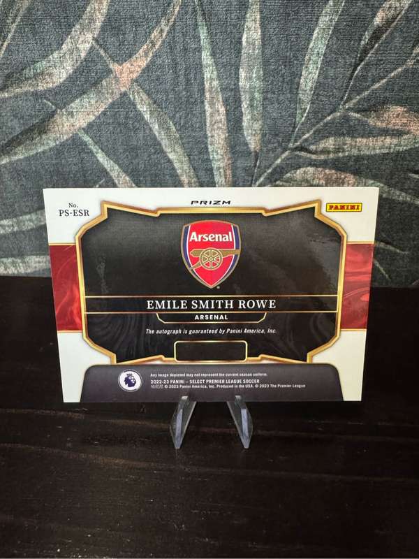 2022-23 Panini Select - Emile Smith-Rowe Pitchside Signatures - Arsenal
