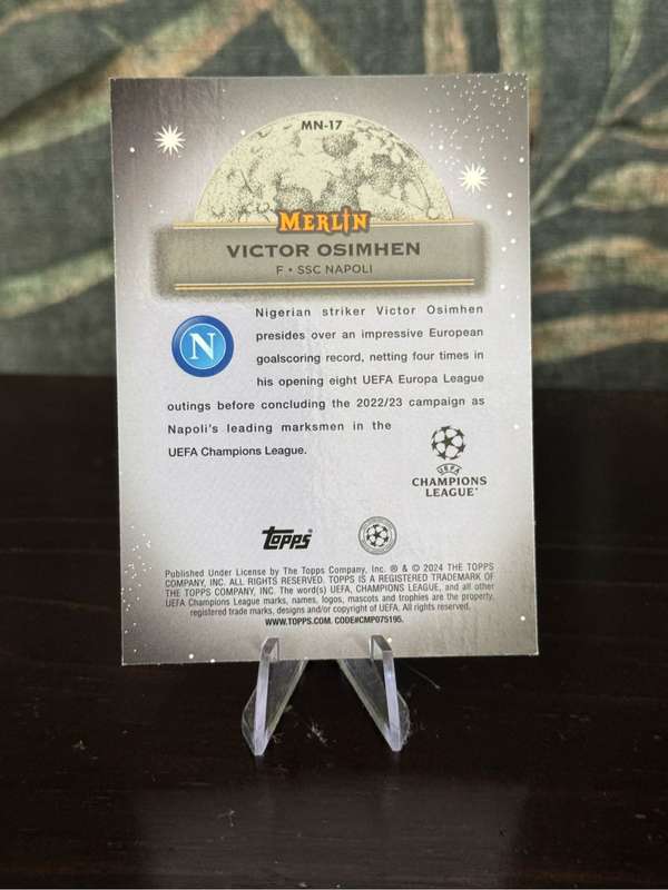 2024 Topps Merlin - Victor Osimhen Mystic Nights - Napoli