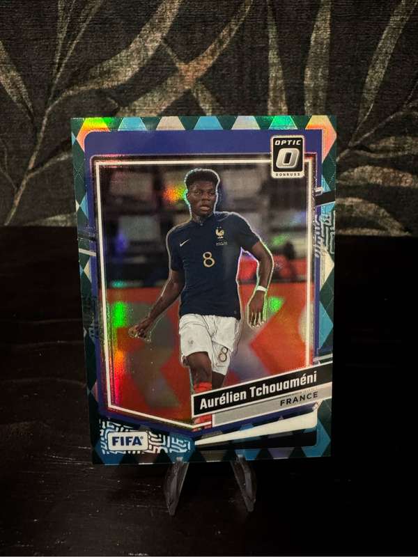 2023-24 Panini Donruss - Aurelien Tchouameni Optic Argyle Prizm - France
