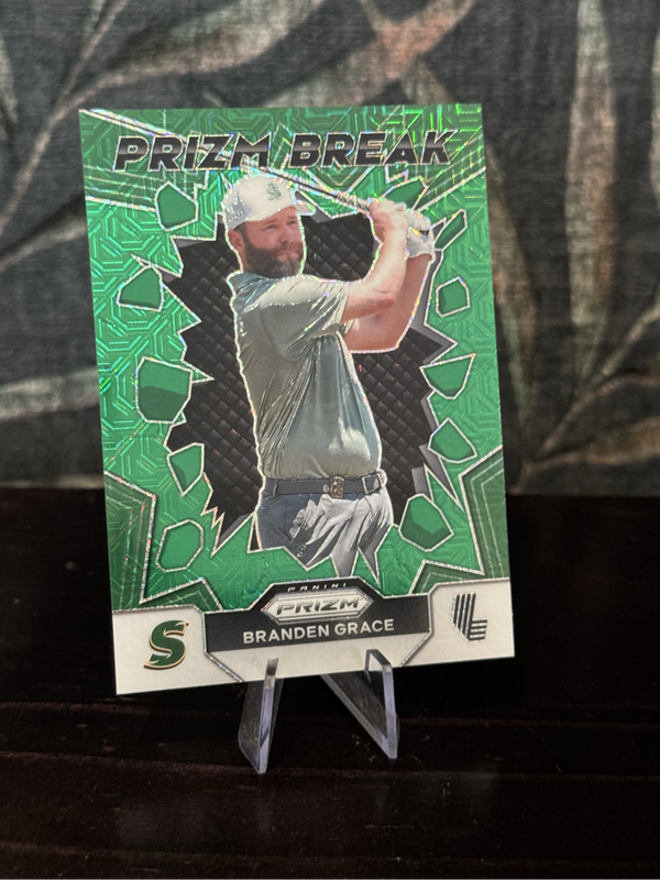 2024 Panini Liv Golf - Branden Grace Prizm Break Green Mojo /54