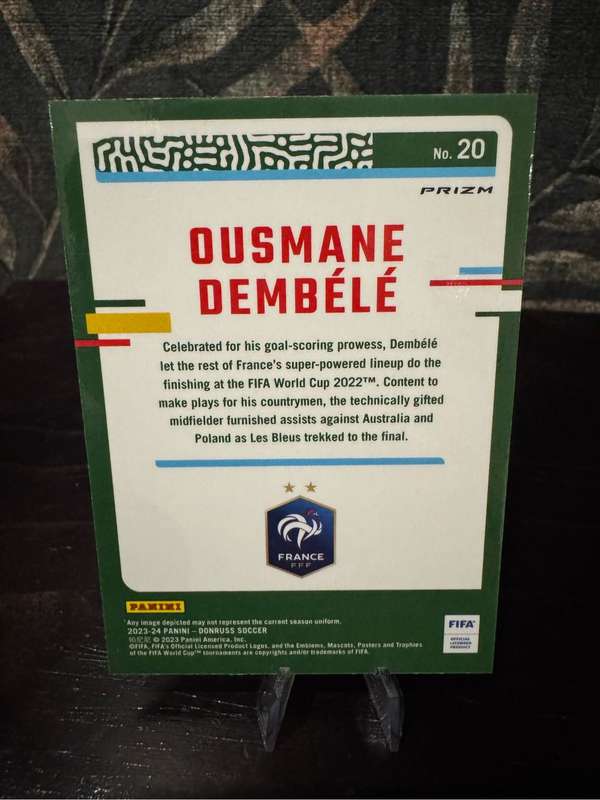 2023-24 Panini Donruss - Ousmane Dembele Optic Argyle Prizm - France