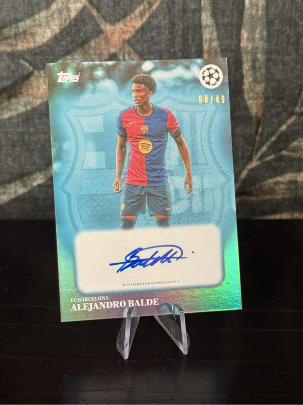 2025 Topps Simplicidad - Alejandro Balde Auto /49 - Barcelona