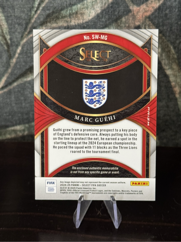 2024-25 Panini Select - Marc Guehi Silver Prizm Patch - England