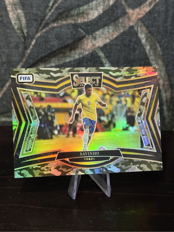 2024-25 Panini Select - Savinho Camo Field Level 122/135 - Brazil