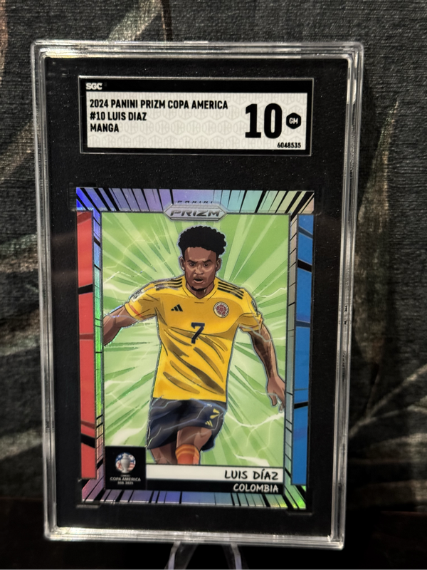 2024 Panini Prizm Copa America - Luis Diaz Manga Case Hit SGC 10 - Colombia