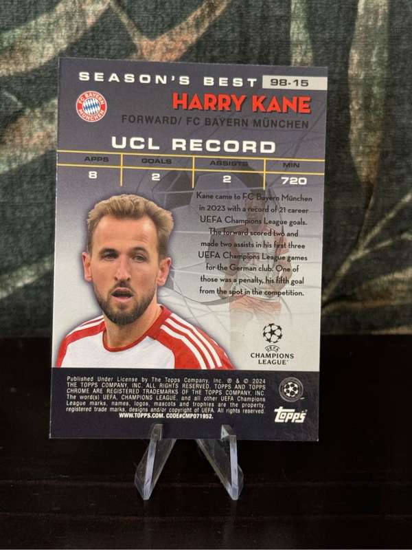 2024 Topps Chrome - Harry Kane Shooting Stars - Bayern Munich