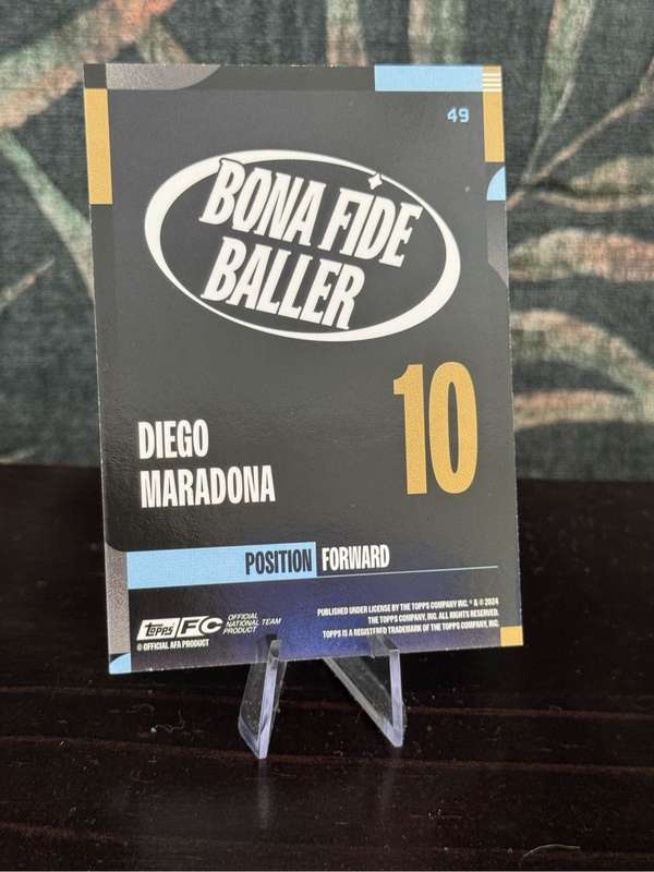 2024 Topps - Diego Maradona Bona Fide Baller - Argentina