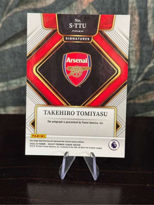 2022-23 Panini Select - Takehiro Tomiyasu Auto - Arsenal