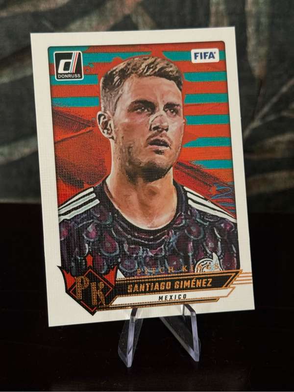 2024-25 Panini Donruss - Santiago Giménez Pitch Kings - Mexico