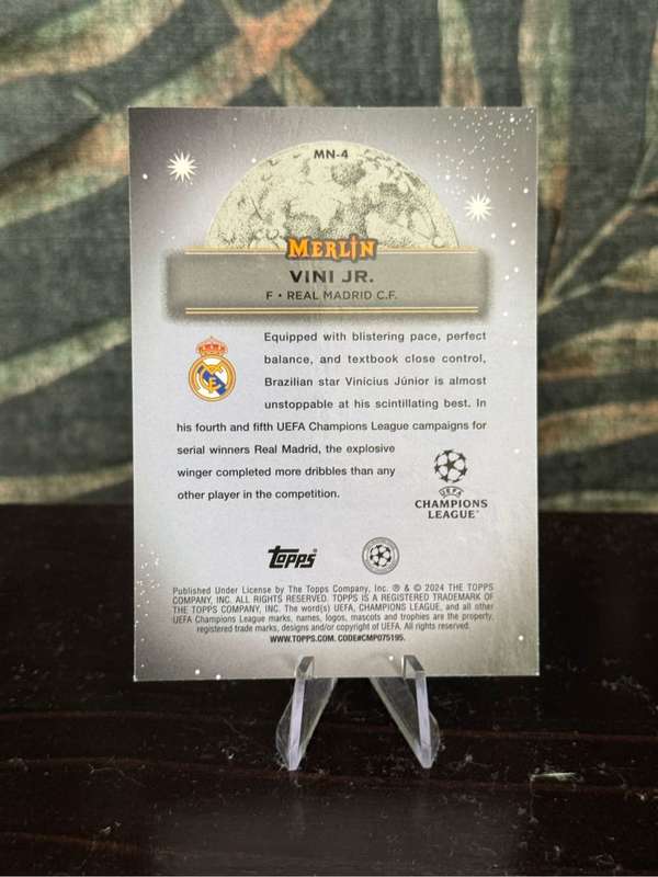 2024 Topps Merlin - Vini Jr Mystic Nights - Real Madrid