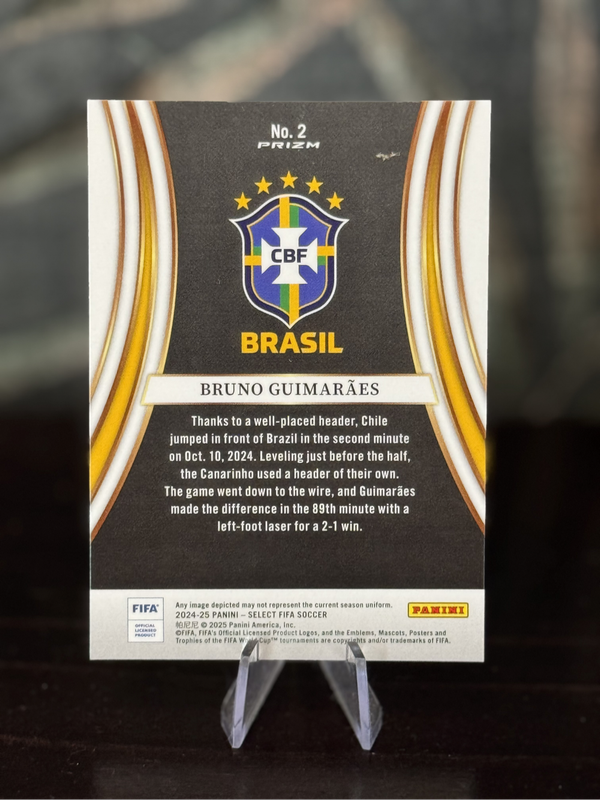 2024-25 Panini Select - Bruno Guimaraes Equalizers Prizm - Brazil