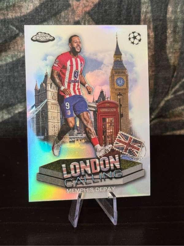 2024 Topps Chrome - Memphis Depay London Calling - Athletico Madrid