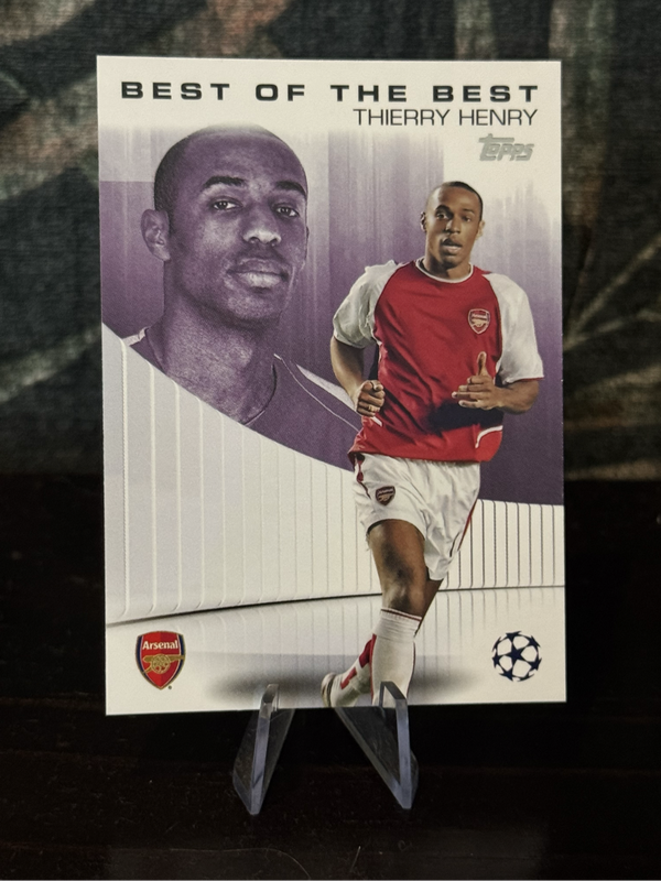2025 Topps - Thierry Henry Best of the Best - Arsenal