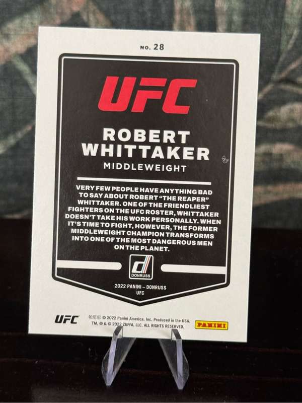 2022 Panini Donruss - Robert Whitaker UFC
