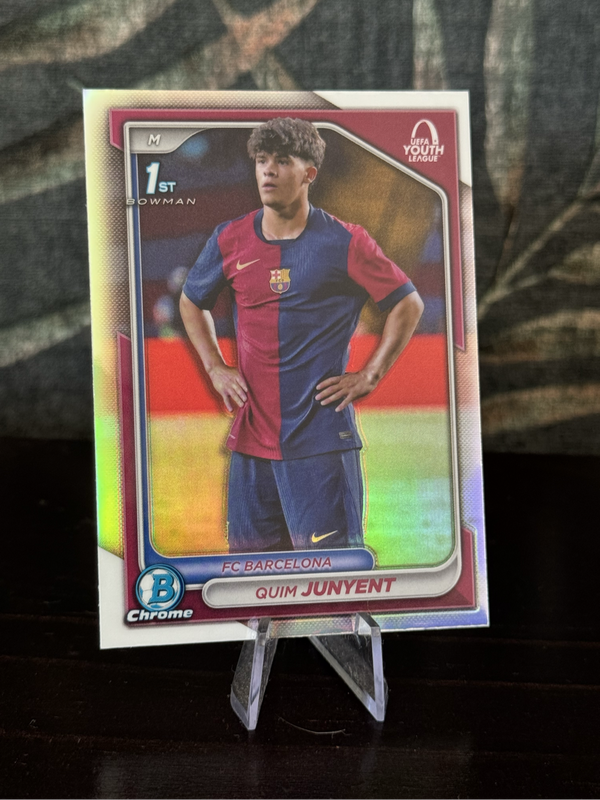 2025 Topps Chrome - Quim Junyeni 1st Bowman Youth League - Barcelona