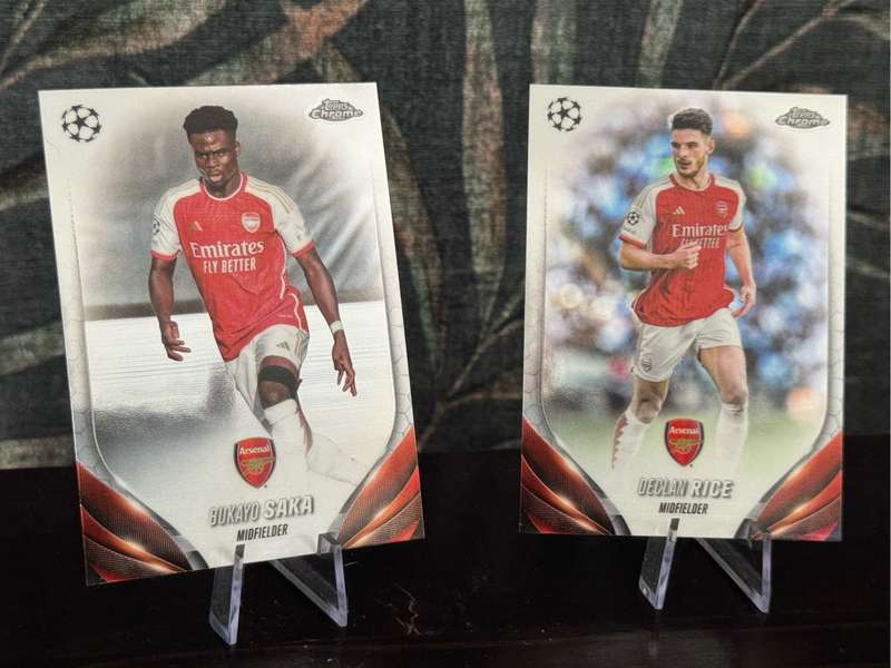 2024 Topps Chrome - 6 Arsenal Cards