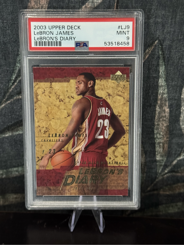 2003-04 Upper Deck - LeBron James Diary - PSA 9 Mint