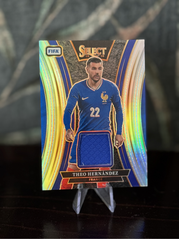 2024-25 Panini Select - Theo Hernandez Silver Prizm Patch - France