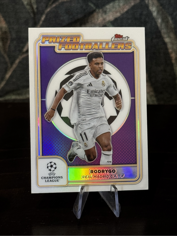 2024-25 Topps Finest - Rodrygo Prized Footballers - Real Madrid