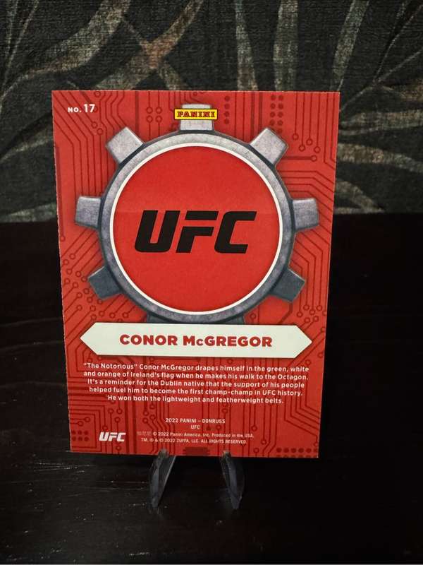 2022 Panini Donruss UFC - Conor McGregor Craftsmen Insert #17