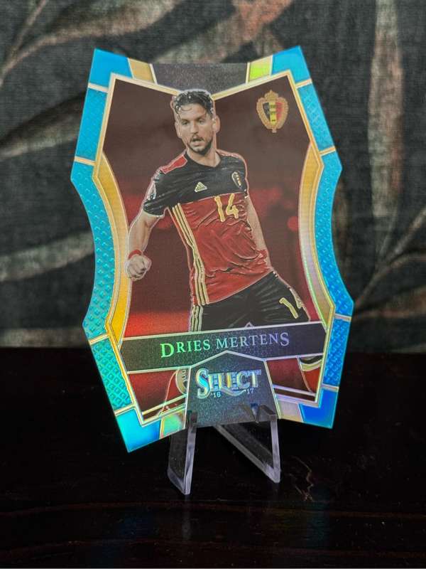 2016-17 Panini Select - Dries Mertens Blue Die Cut 102/249 - Belgium