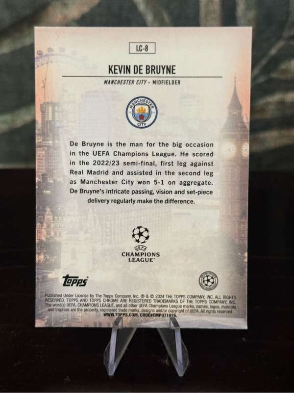 2024 Topps Chrome - Kevin De Bruyne London Calling - Man City