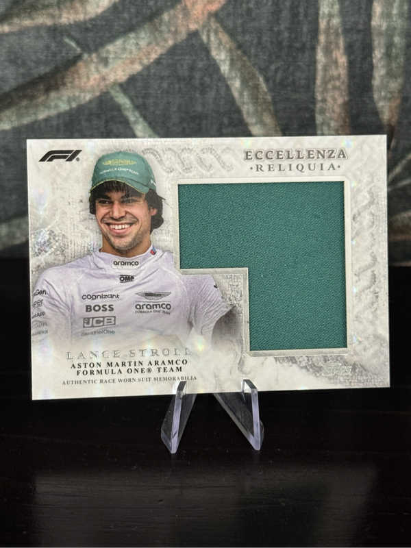 2024 Topps Eccellenza - Lance Stroll Race Worn Suit Memorabilia
