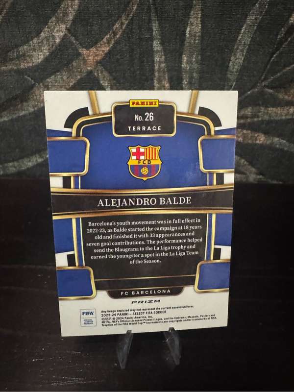 2023-24 Panini Select Purple Mojo Bundle (Saka, Balde, Martinelli & Vos)